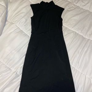 Emporio Armani Black midi dress
